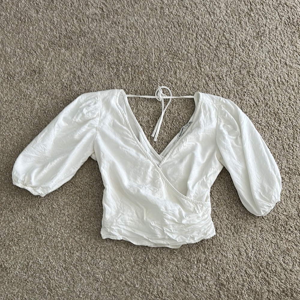 Abercrombie & Fitch Women’s Fitted crop top
